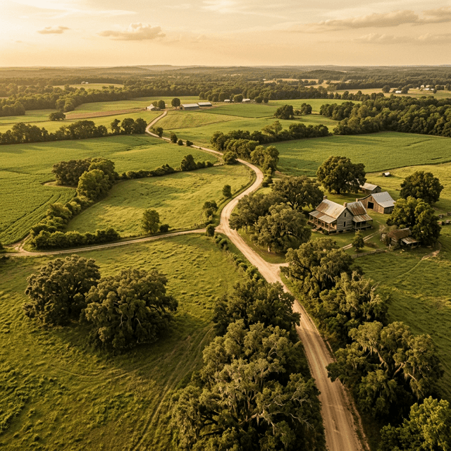 L&M Kinder Farm Aerial View